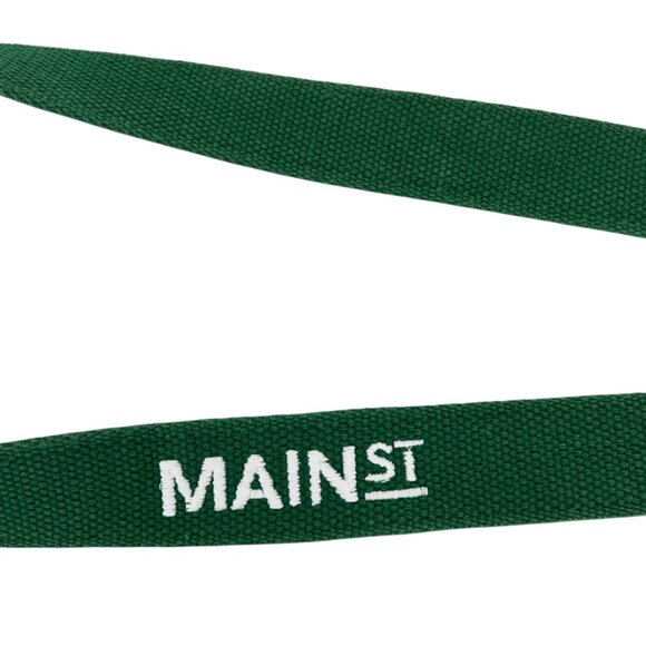 J.T. Spencer Leather Canvas Embroidered Green Belt Size 38 - Picture 7 of 16